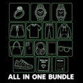all in one digital artwork